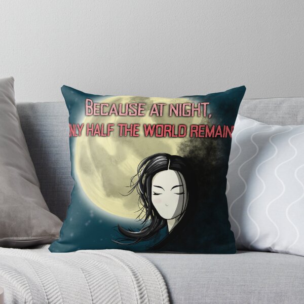 Item preview, Because at Night, Only Half the World Remains - All the Lovers in the Night quote designed and sold by threadandmagic.
