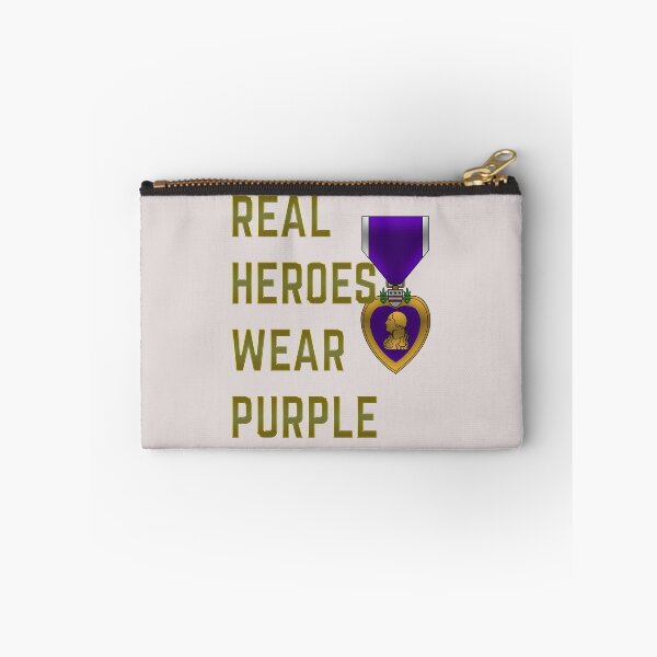 Item preview, Real Heroes Wear Purple August 7th Military Gift designed and sold by Inna-Buhayko.