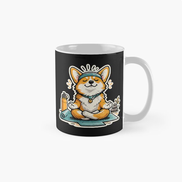 Item preview, Pembroke Welsh Corgi Yoga Zen designed and sold by KylianStoreMx.