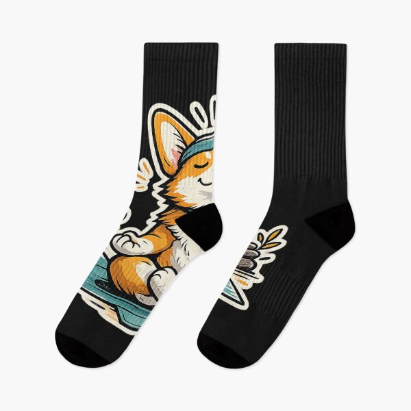 Item preview, Pembroke Welsh Corgi Yoga Zen designed and sold by KylianStoreMx.
