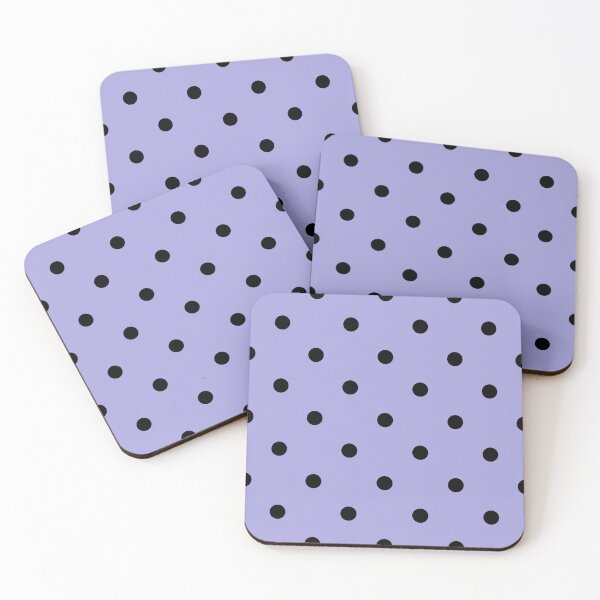 Item preview, Pastel Lilac and Black Polka dots  designed and sold by POLKAIWERX.