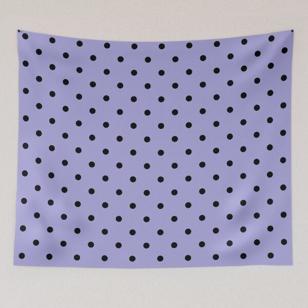 Item preview, Pastel Lilac and Black Polka dots  designed and sold by POLKAIWERX.