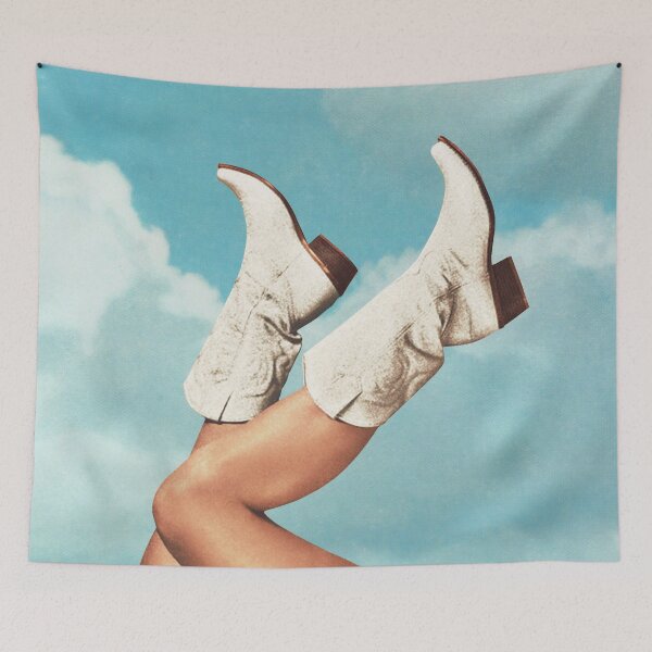 Artikelvorschau, Diese Stiefel - Blue Sky II entworfen und verkauft von Vertigo Artography.