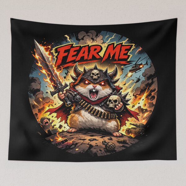 Item preview, Fear Me Hamster Art designed and sold by Planetporridge.