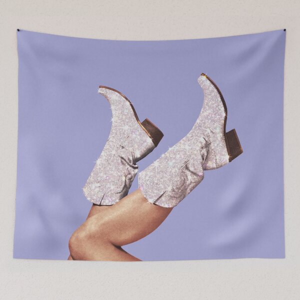 Item preview, These Boots - Glitter Very Peri Periwinkle / Purple designed and sold by Vertigo Artography.