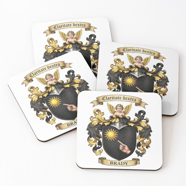 Item preview, The Brady Family Coat of Arms designed and sold by BagTown Clans.