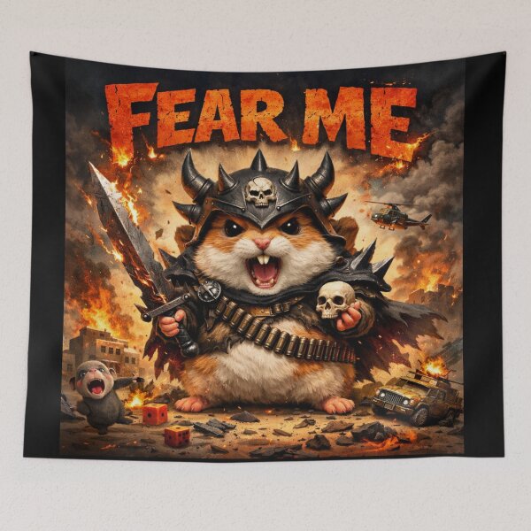 Item preview, Fear Me Hamster Artwork designed and sold by Planetporridge.