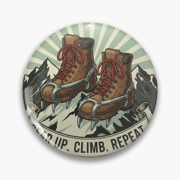 Item preview, Gear Up. Climb. Repeat. designed and sold by Areteclimbdesing.