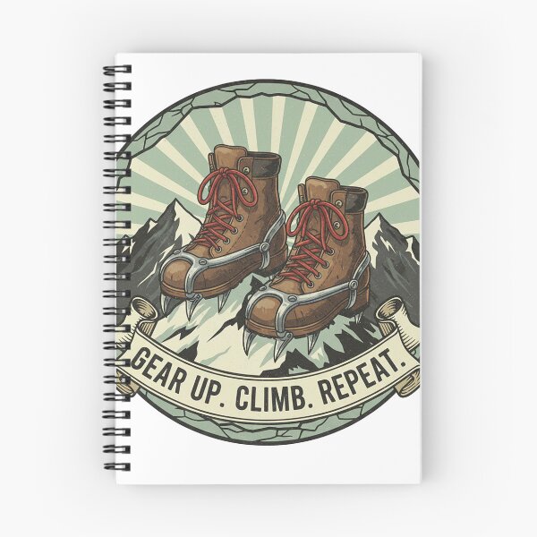 Item preview, Gear Up. Climb. Repeat. designed and sold by Areteclimbdesing.