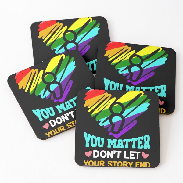 Item preview, You Matter Don't Let Your Story End Semicolon Mental Health Awareness Support designed and sold by StickChic.