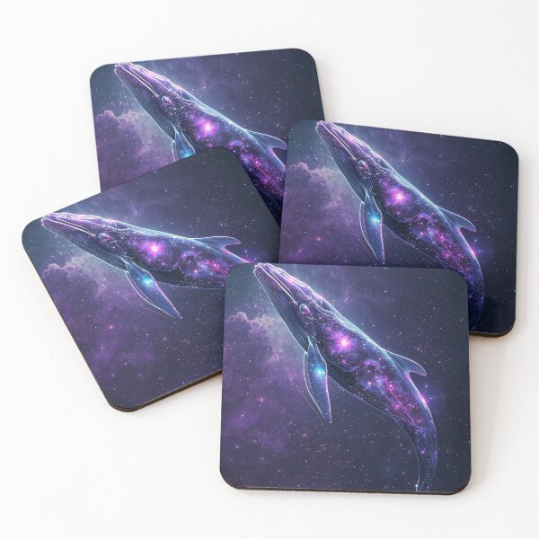 Item preview, Cosmic Whale Nebula Galaxy Inside Surreal Space Art designed and sold by Kynura.