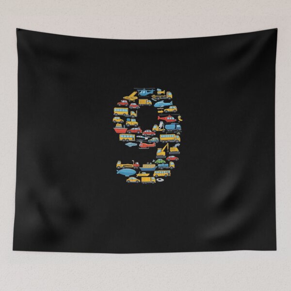 Item preview, 9th Birthday Vehicles Transportation 9 Year Old designed and sold by PopStars1993.