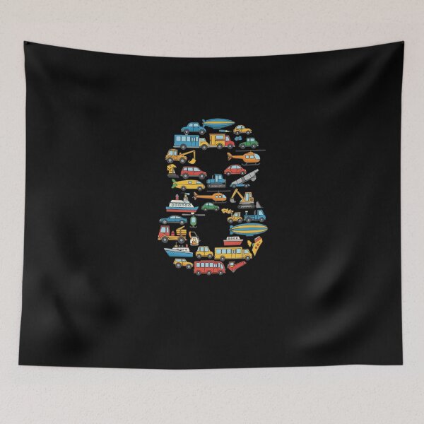 Item preview, 8th Birthday Monster Truck Vehicles 8 Year Old designed and sold by PopStars1993.