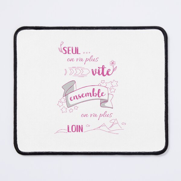 Item preview, Quote: Together (Pink Text) designed and sold by GribouillStreet.