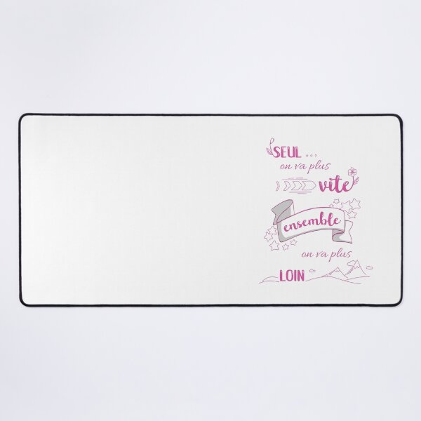 Item preview, Quote: Together (Pink Text) designed and sold by GribouillStreet.