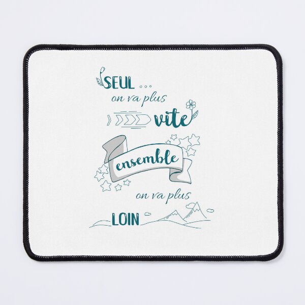Item preview, Quote: Together (Blue Text) designed and sold by GribouillStreet.