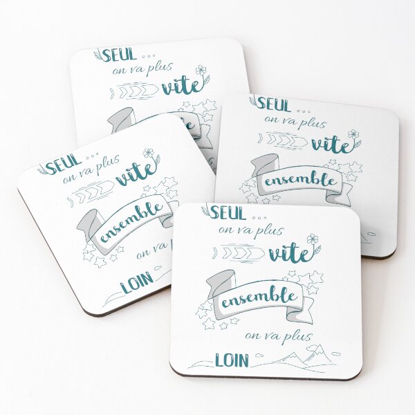 Item preview, Quote: Together (Blue Text) designed and sold by GribouillStreet.