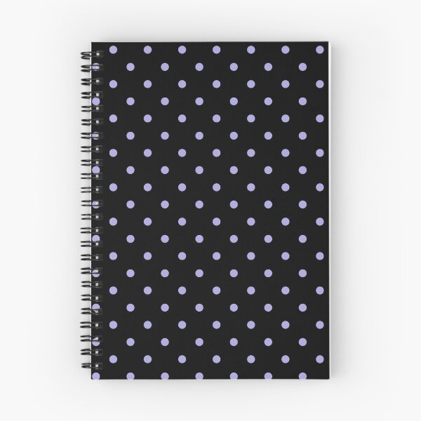 Item preview, Pastel Lilac Polkadots On Black designed and sold by POLKAIWERX.