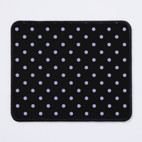 Item preview, Pastel Lilac Polkadots On Black designed and sold by POLKAIWERX.