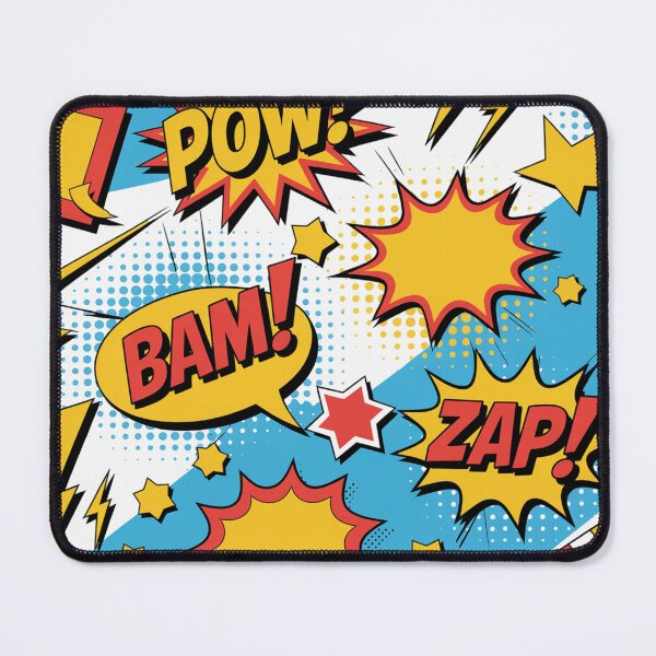 Item preview, Vibrant Comic Book POW BAM ZAP Seamless Pattern designed and sold by Midnight Veil Designs.