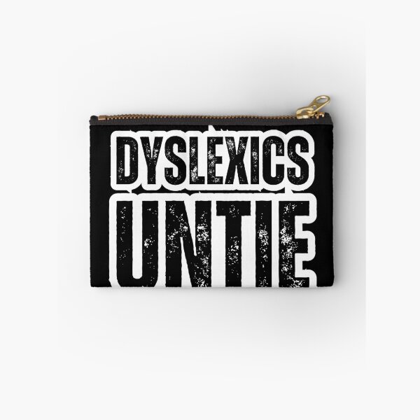Item preview, Dyslexics Untie – Funny Dyslexia Awareness Distressed Black Text Design for Humor & Neurodiversity Support designed and sold by GFamilyC.