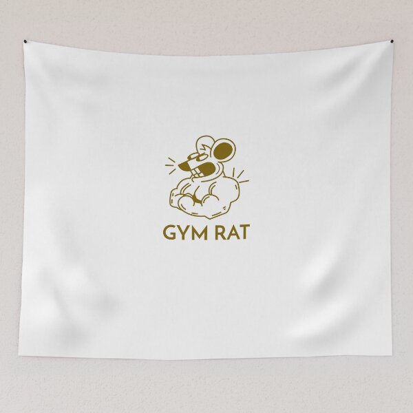 Item preview, Gym Rat -- workout/exercise devotion designed and sold by The Sporty Nerd.