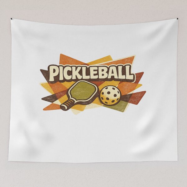 Item preview, Retro Pickleball Shirt – 70s Geometric Paddle Player Gift designed and sold by Pickleball-Gift.