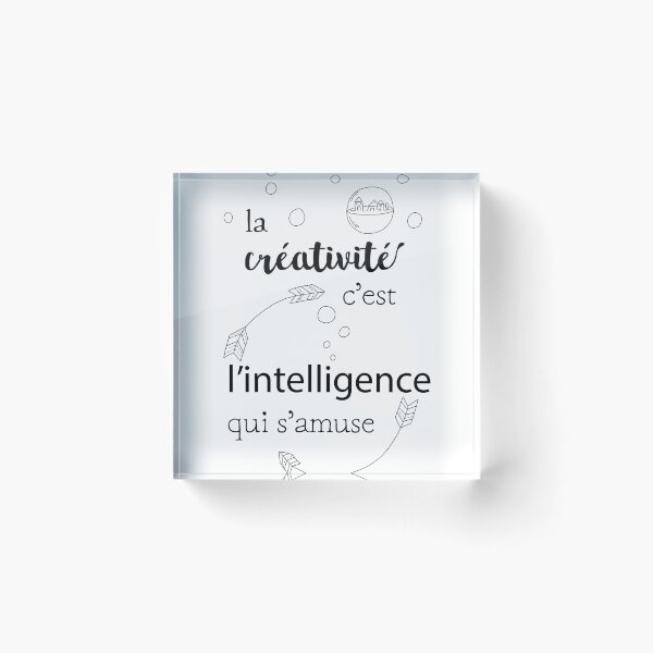Item preview, Quote: Creativity (Black Text) designed and sold by GribouillStreet.