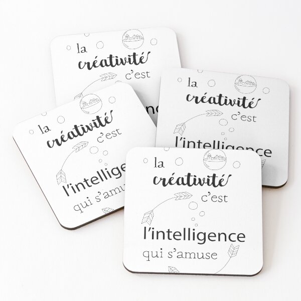 Item preview, Quote: Creativity (Black Text) designed and sold by GribouillStreet.
