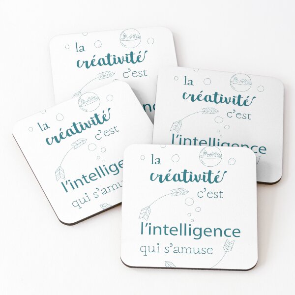 Item preview, Quote: Creativity (Blue Text) designed and sold by GribouillStreet.