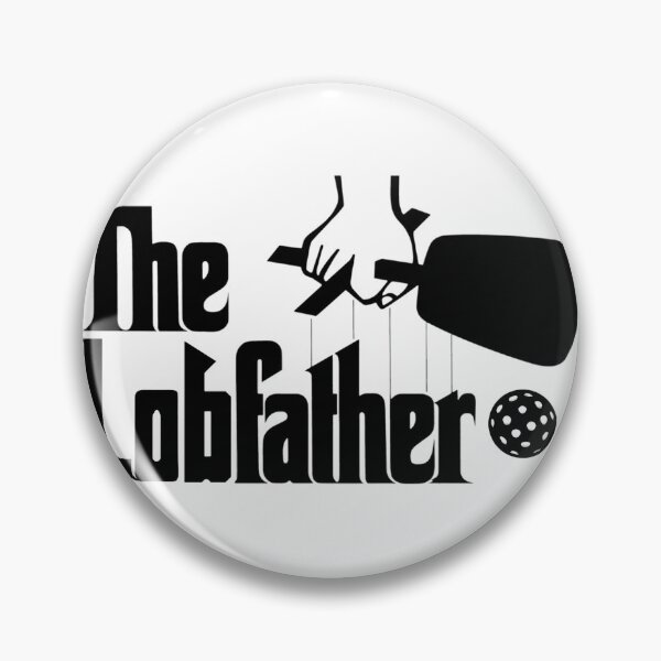 Item preview,  The Pickleball Lobfather - A Fun Black And White Graphic Inspired By The Classic Movie And Lobbing On The Pickleball Court designed and sold by NBUbiquitous.