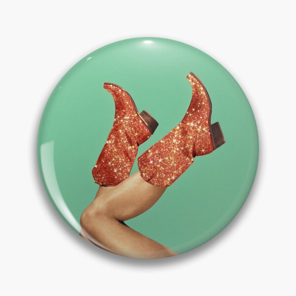 Item preview,  These Boots - Glitter Showgirl Orange designed and sold by Vertigo Artography.