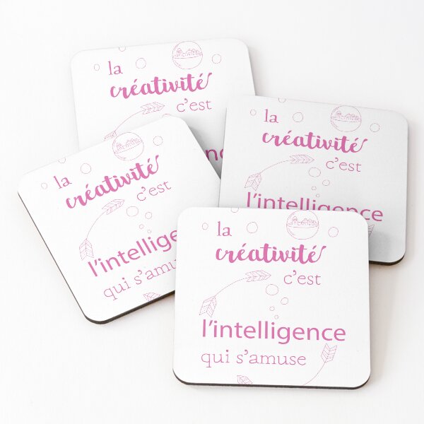 Item preview, Quote: creativity (pink text) designed and sold by GribouillStreet.