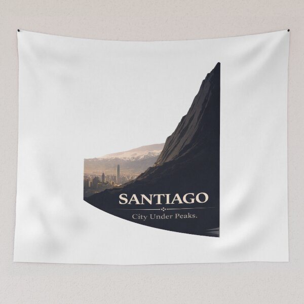 Item preview, Santiago Beneath the Andes designed and sold by EdvvinStudios.