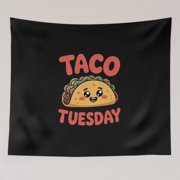 Item preview, Taco Tuesday Cute Kawaii Taco Cartoon Sticker designed and sold by Enea Kelo.
