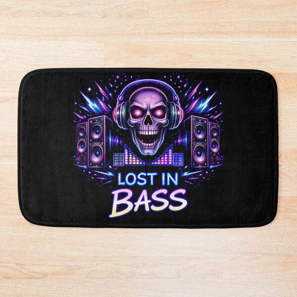 Item preview, Lost in Bass – Basshead DJ Neon Skull Rave designed and sold by leyfinder.