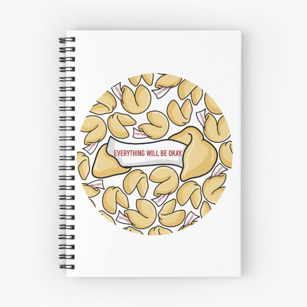 Item preview, Fortune Cookie 'Everything Will Be Okay' Motivational Inspirational Artwork designed and sold by DrawnByMoonBeam.