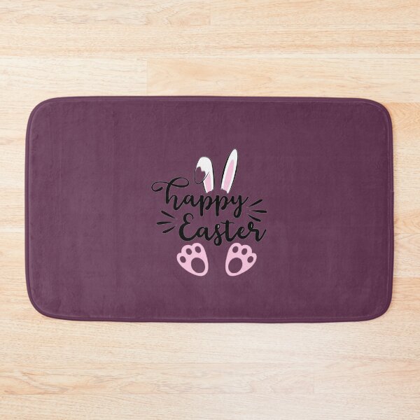 Item preview, Happy Easter Bunny Ears & Paw Cute Typography Design designed and sold by Artsy Corner.