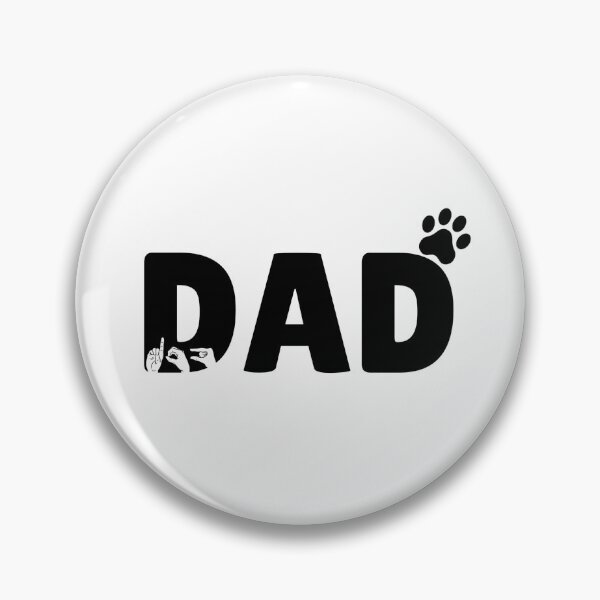 Item preview, Dog Dad ASL designed and sold by JDG.
