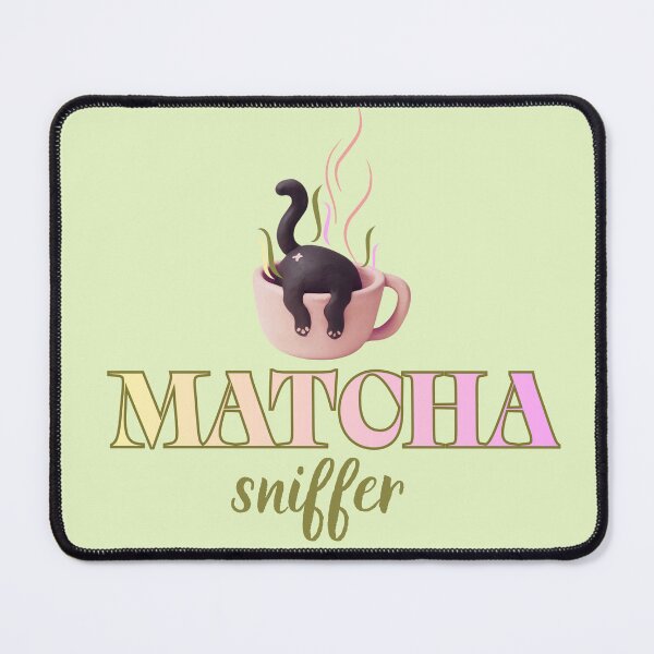 Item preview, Matcha Sniffer Funny Cat in a cup design designed and sold by mooncakekaro.