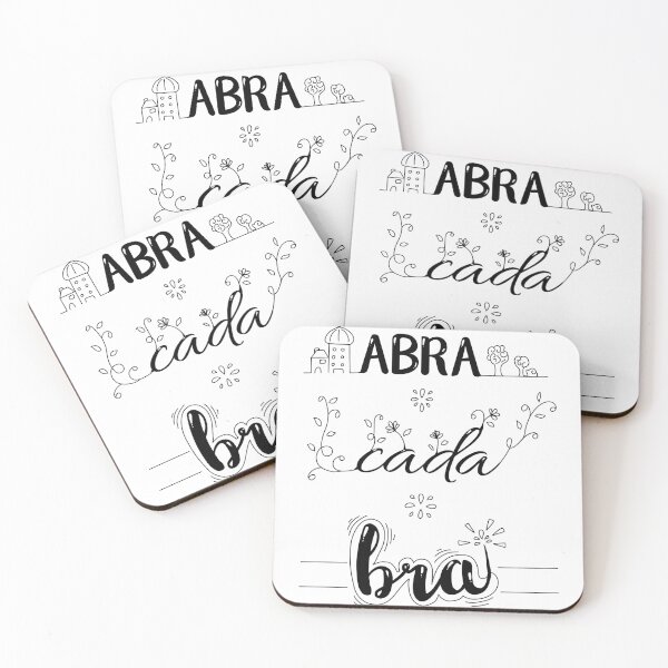 Item preview, Quote: Abracadabra (black text) designed and sold by GribouillStreet.