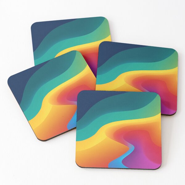 Item preview, Modern Colorful Gradient Fluid Landscape Art designed and sold by EL-Lebedenko.
