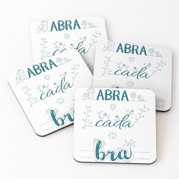 Item preview, Quote: Abracadabra (blue text) designed and sold by GribouillStreet.