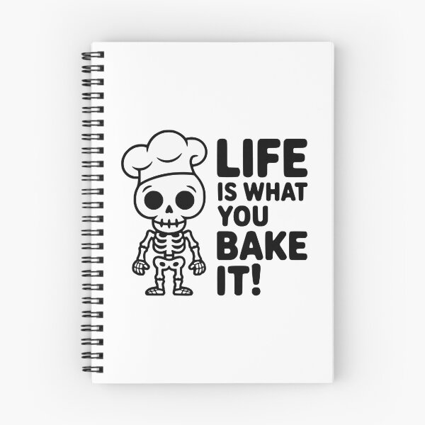 Item preview, Life Is What You Bake It! Funny Skeleton Baker Chef designed and sold by PMCreative.