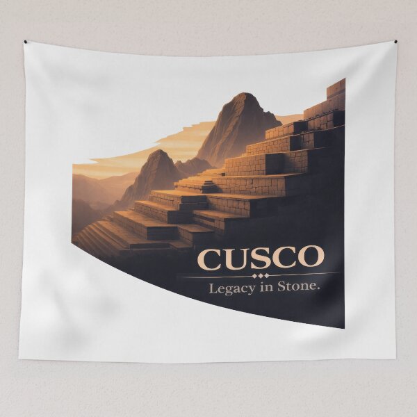 Item preview, Cusco Stone Steps Hold Stories designed and sold by EdvvinStudios.