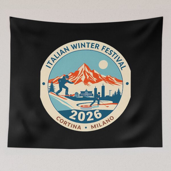 Item preview, Italian Winter Festival Cortina Milano 2026 Winter Olympics designed and sold by hnryglen.