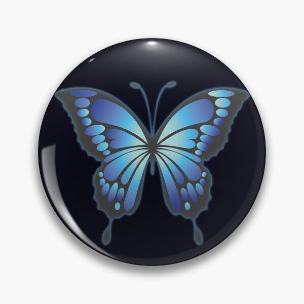 Item preview, Glowing Blue Butterfly designed and sold by xWiseGirl.