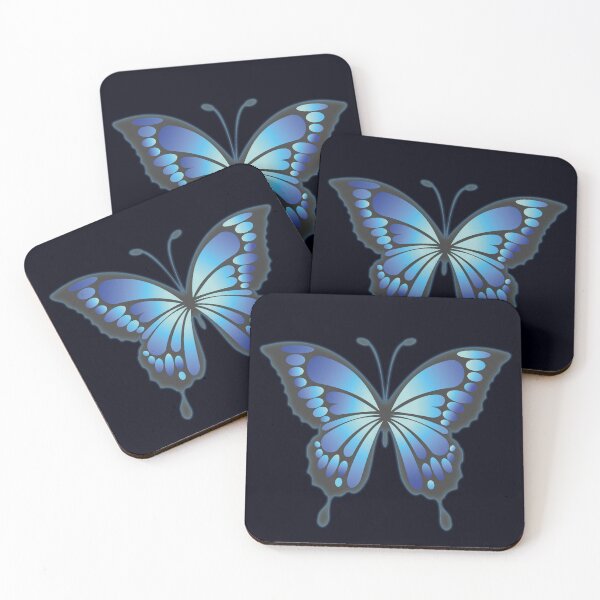 Item preview, Glowing Blue Butterfly designed and sold by xWiseGirl.