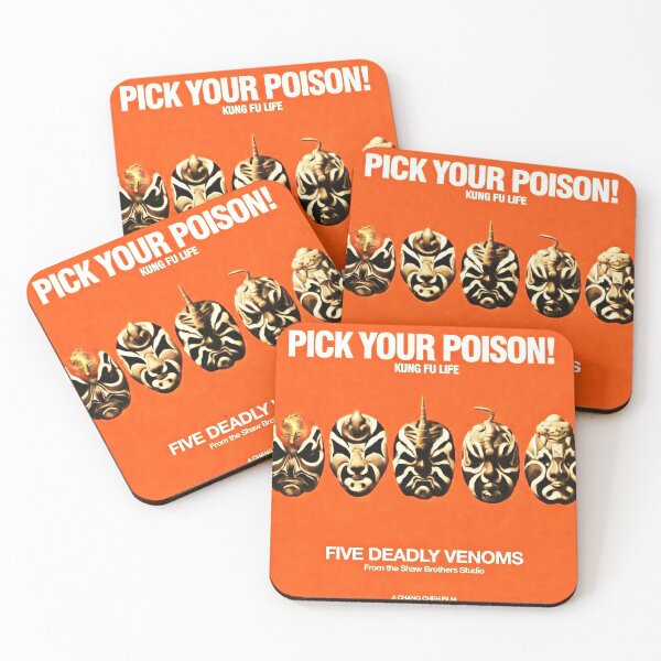 Item preview, FIVE VENOMS designed and sold by MovieMayhem.