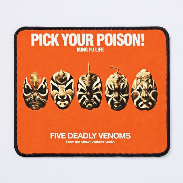 Item preview, FIVE VENOMS designed and sold by MovieMayhem.
